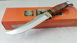 Marbles Skinner 9.75" Fixed Hunting Knife with Leather Belt Sheath - 397