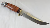 Marbles Skinner 9.75" Fixed Hunting Knife with Leather Belt Sheath - 397
