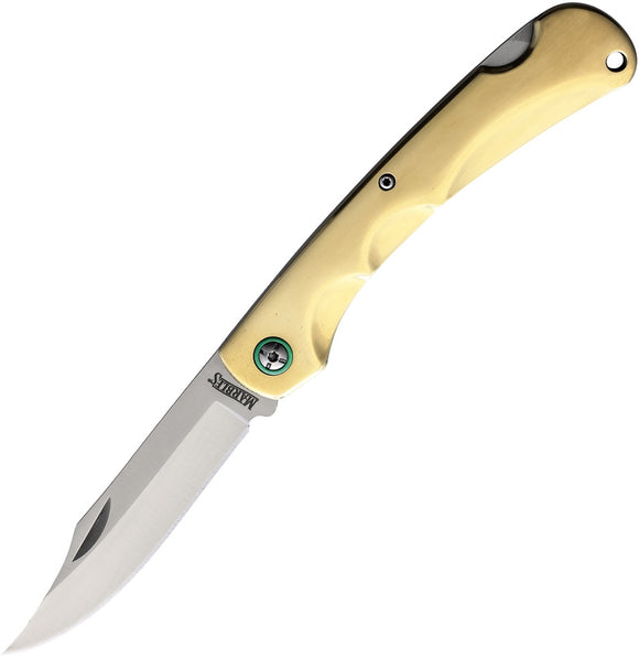 Marbles Brass Lockback Folding VG10 Pocket Knife 600