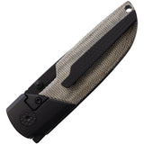 Matsey Basilisk Framelock Green Micarta Folding Bohler M390 Pocket Knife 001GMB