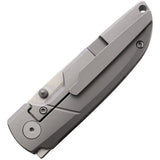 Matsey Basilisk Framelock Gray Titanium Folding Bohler M390 Pocket Knife 001