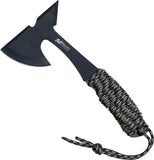 MTECH  Black Steel Throwing Axe Hunting Hatchet Tomahawk Full Tang - 600CA