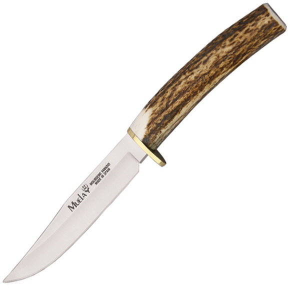 Muela Fixed One Piece Stag Handle 440A Stainless 9