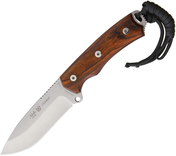 Nieto Chaman Basic Cocobolo Wood Stainless Fixed Blade Knife 140C