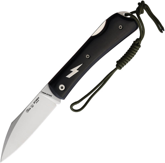 Nieto Storm Lockback Black Micarta Folding Bohler N690 Pocket Knife 167M