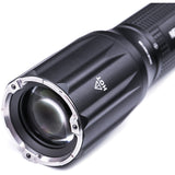 Nextorch T10 White Laser Black Aluminum Water Resistant Flashlight T10L