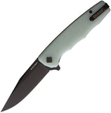 Ocaso Strategy Linerlock Jade G10 Folding Bohler K110 Clip Pt Pocket Knife 29JGB