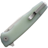 Ocaso Strategy Linerlock Jade G10 Folding Satin Bohler K110 Pocket Knife 29JGD