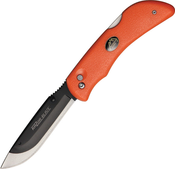 Outdoor Edge Orange Razor-Blaze Stainless Lockback Folding Knife RB20
