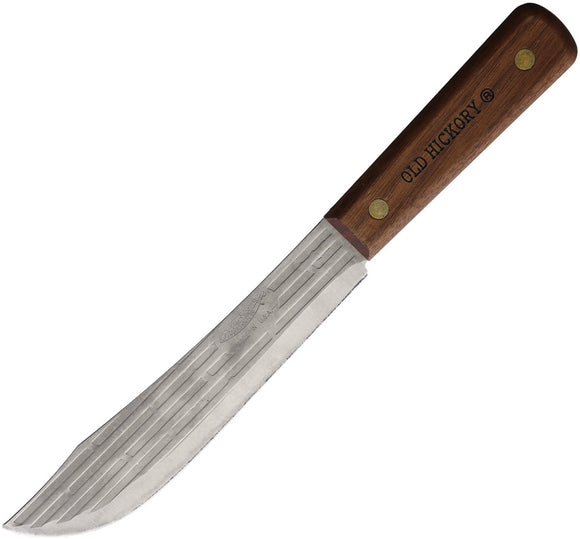 Old Hickory Butcher Factory Second Brown Wood Stainless Fixed Blade Knife 7025SEC