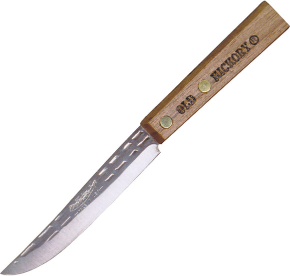 Old Hickory Paring Brown Wood Carbon Steel Fixed Blade Knife 7504