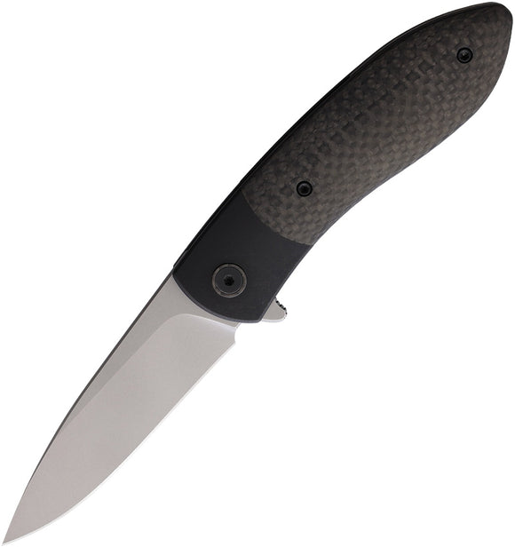 Ohlone Pocket Knife Butron Framelock Carbon Fiber/Titanium Folding 20CV K001CFB