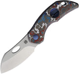 Olamic Cutlery Busker Framelock Carbon Fiber Folding MagnaCut Pocket Knife 246
