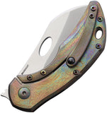 Olamic Cutlery Busker Framelock Mars Valley Folding MagnaCut Pocket Knife 591