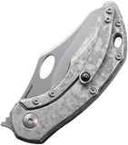 Olamic Cutlery Busker Framelock Semper CF Folding MagnaCut Pocket Knife 794