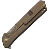 Olamic Cutlery Rainmaker Titanium Folding Drop Point Pocket Knife 96169