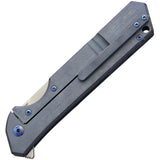 Olamic Cutlery Rainmaker Titanium Folding Drop Point Pocket Knife 96170