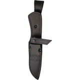 Olamic Cutlery Voykar HT Birch Bark Wood Damascus Steel Fixed Blade Knife 96173