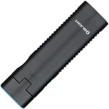 Olight Arkflex Black & Blue Smooth 4.25" Water Resistant Flashlight ARKFLEXBK