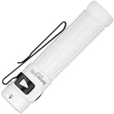Olight Baton 3 Pro Smooth White Aluminum Water Resistant Flashlight BTN3PROWH