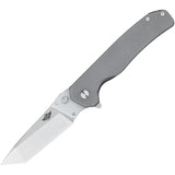 Oknife Freeze 4 Framelock Gray Titanium Folding 154CM Pocket Knife FREEZE4TI