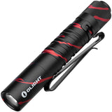 Olight i3T EOS Mini Lava Black & Red Aluminum Water Resistant Flashlight TI3TBL
