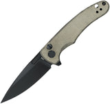 Oknife Mettle 2 Button Lock OD Green Micarta Folding 154CM Pocket Knife METTLE2ODG