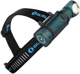 Olight Perun 2 Dream Blue & Black Smooth 4.75" Water Resistant Headlamp PERUN2DB