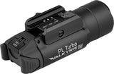 Olight PL Turbo Valkyrie Tact Black Aluminum Water Resistant Flashlight PLTURBOBK
