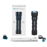 Olight Seeker 2 Flashlight Black & Blue Aluminum Water Resistant LED SRK2BK