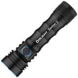 Olight Seeker 3 Flashlight Black & Blue Aluminum Water Resistant LED SKR3BK