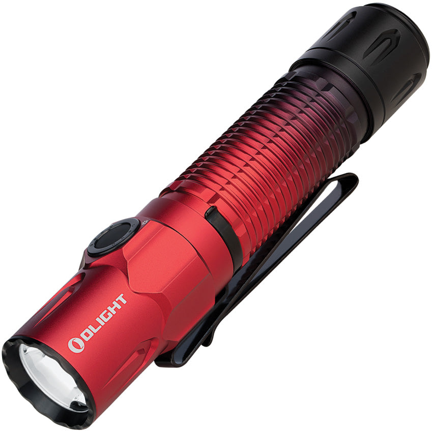 Olight Warrior 3S Tactical Red Aluminum Water Resistant Flashlight