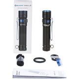 Olight Warrior Mini 2 Flashlight Black & Blue Aluminum Water Resistant WRMINI2BK