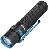 Olight Warrior Mini 2 Flashlight Black & Blue Aluminum Water Resistant WRMINI2BK