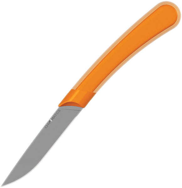 Ontario Chromatics Steak & Parer Factory Second Orange Fixed Blade Knife 3550X