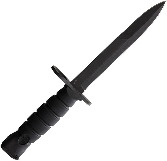Ontario M7-B Combat Factory Second Black Carbon Steel Fixed Blade Knife 6277SEC