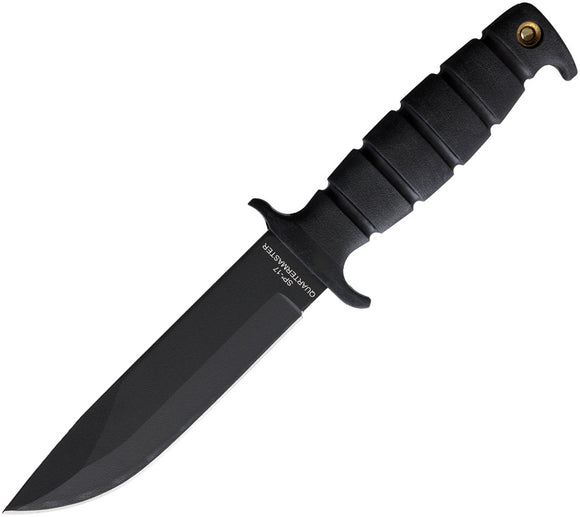 Ontario SP17 US Army Quartermaster Black Carbon Steel Fixed Blade Knife 8425K