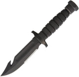 Ontario SP-24 USN-1 Survival 1095HC Steel Fixed Guthook Knife Nylon Sheath 8688
