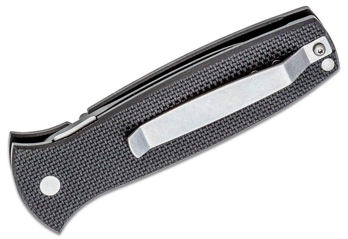 Ontario Dozier Arrow Black Linerlock D2 Tool Steel Black G10