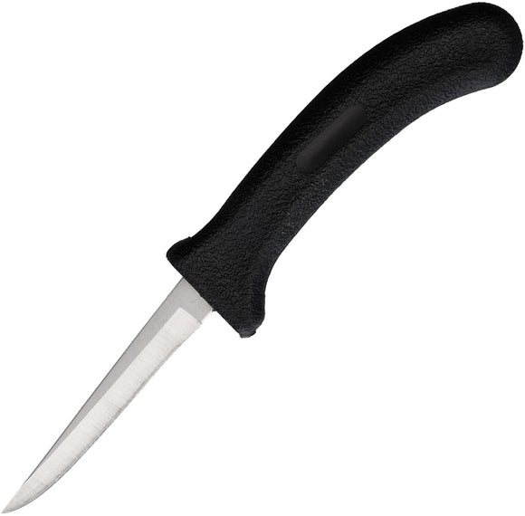 Ontario Poultry Black Synthetic Stainless Steel Fixed Blade Knife EG901SH