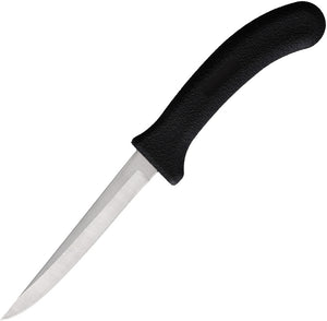 Ontario Poultry Black Synthetic Stainless Steel Fixed Blade Knife EG905SH
