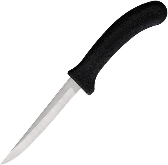 Ontario Poultry Black Synthetic Stainless Steel Fixed Blade Knife EG905SH