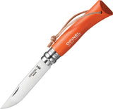 Opinel Trekking Tangerine No #7 Wood Folding Knife - 1443