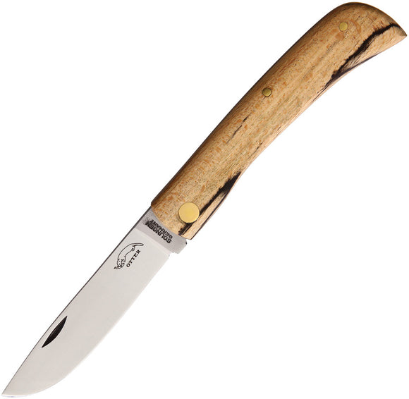 OTTER-Messer Pocket Knife Small Hippekniep Beech Folding Carbon Steel 144EIBU