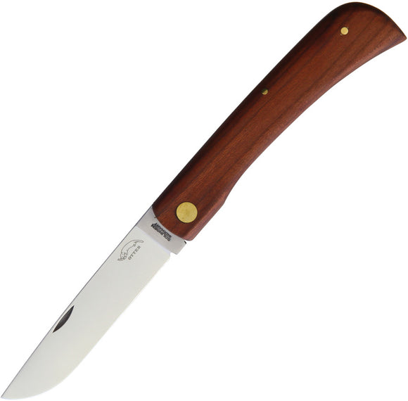 OTTER-Messer Pocket Knife Large Hippekniep Plumwood Folding Carbon Steel 145PB