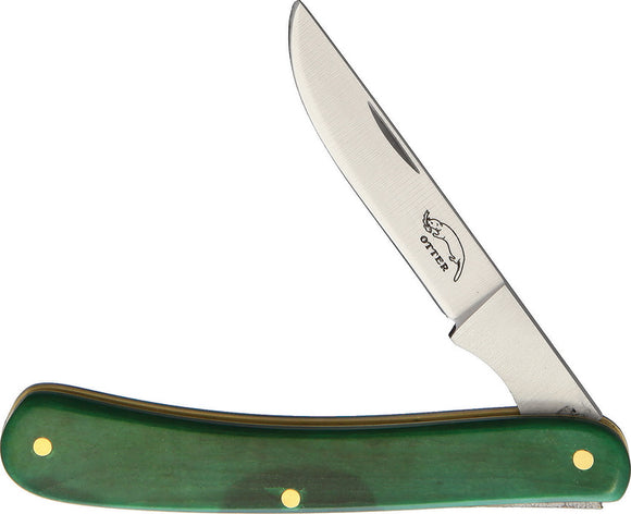OTTER-Messer Little Doctor Green Bone Germany Folding Pocket Knife 175KNGR
