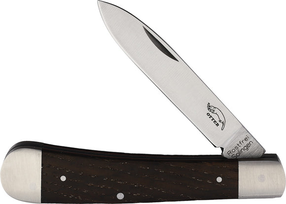OTTER-Messer Levin Folder Slip-Joint Wood Folding Stainless Pocket Knife 268RAU