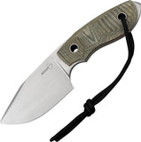 Boker Plus Bob Green Canvas Micarta Handle Jesper Voxnaes Fixed Knife