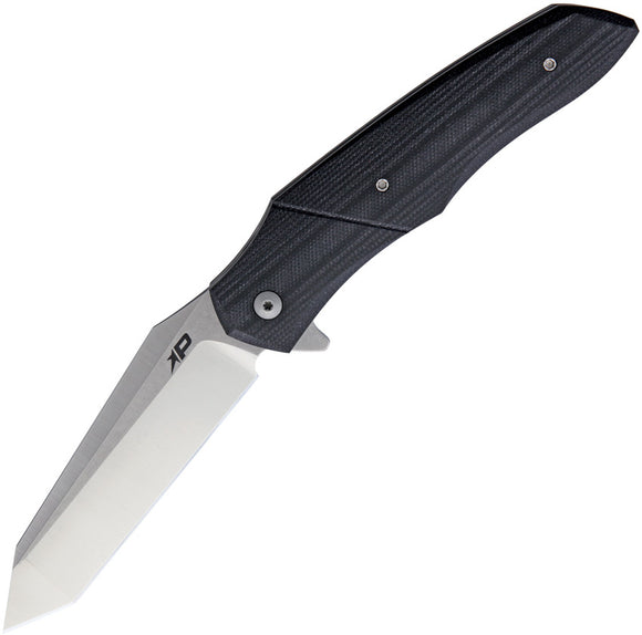 Patriot Bladewerx Ambassador Linerlock Black G10 Folding Pocket Knife 970b