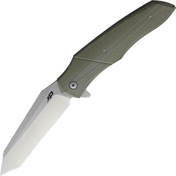 Patriot Bladewerx Ambassador Linerlock OD green Folding Knife 970od